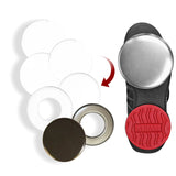 Teflon® 1/4" Disk | Asham Curling Shoe Sliding Disc