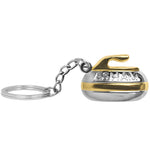 Asham Curling Rock Keychain GS