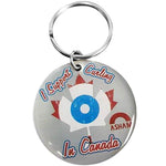 I Support Curling Keychain