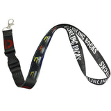 Curling Rocks Lanyard