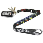 Curling Rocks Lanyard